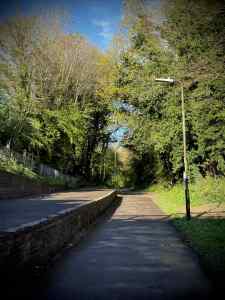 Redway at the location of the former Bradwell Station