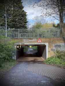 Underpass under Saxon Street
