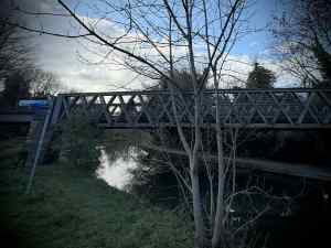 Former railway bridge over the Grand Union Canal