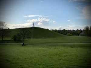 Looking towards the Light Pyramid, Campbell Park