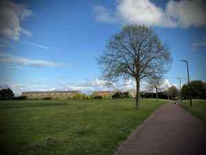 View across Campbell Park, towards Avebury Boulevard