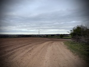 Next to a farmer's field on Katherine's Walk