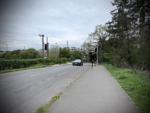 Approaching the railway on Froghall Road