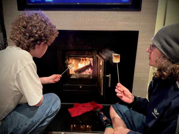 Toasting marshmallows