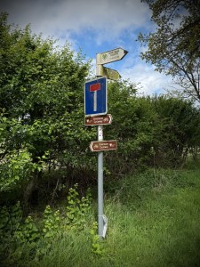 Signage for the Greensand Cycleway