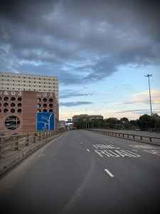 Circle Square buildings, including the car park with a Premier Inn on top of it