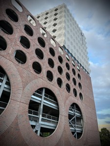 Car park with a Premier Inn above