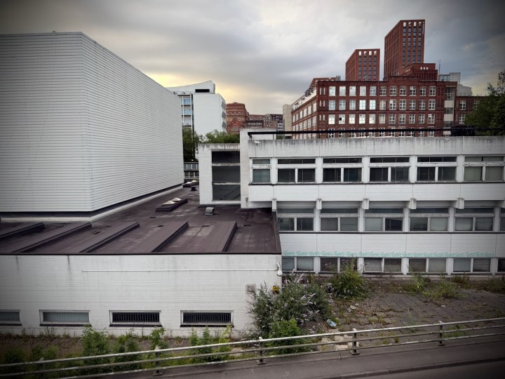 Looking across the old UMIST campus